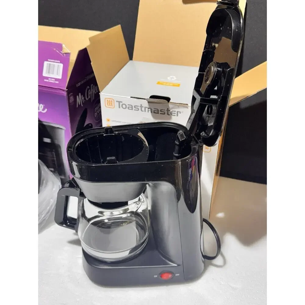 Set Of 2! Mr Coffee 5 Cup Mini Brew + Toastmaster 5 Cup Coffee Maker Set Used